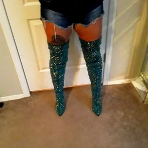 Cape robbin thigh high boots